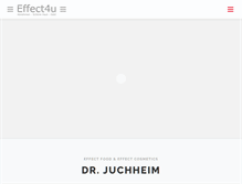 Tablet Screenshot of effect4u.com